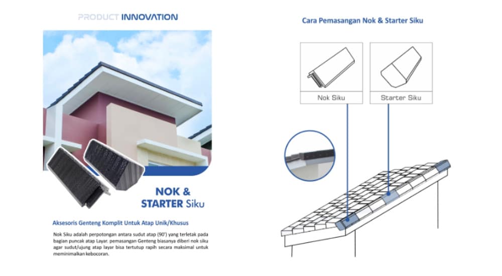 Jenis Nok Genteng Beton: Ukuran dan Harga