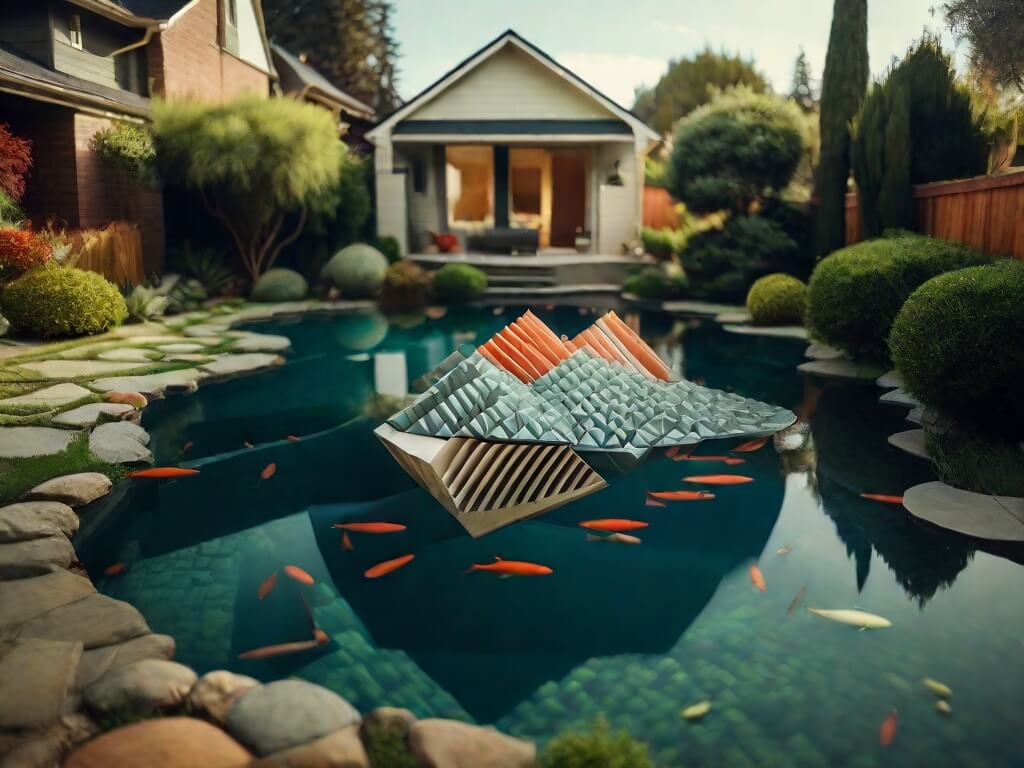 Kolam Ikan Modern Kontemporer