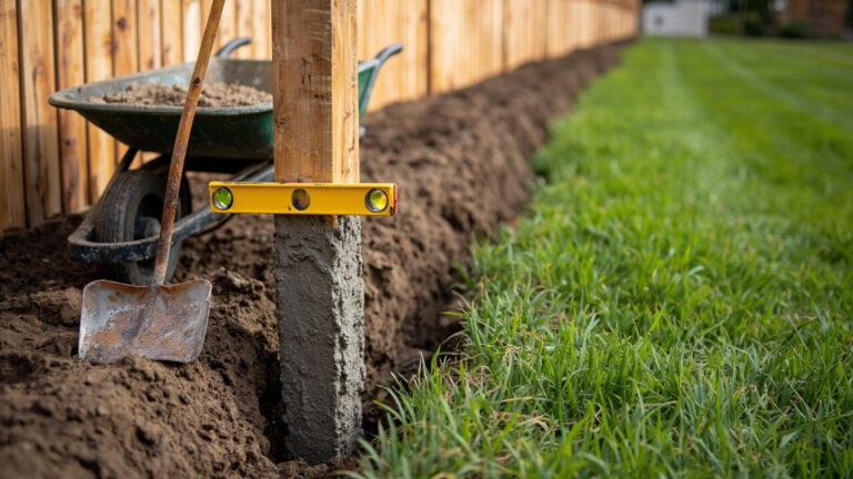 Fence Post Installation Concrete Depth: Frost-Line Guide