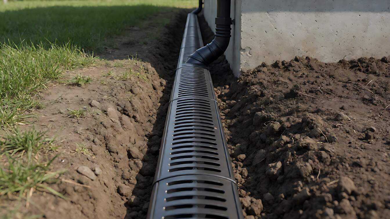 French Drain for Foundation: 6-Inch Trenches Explained