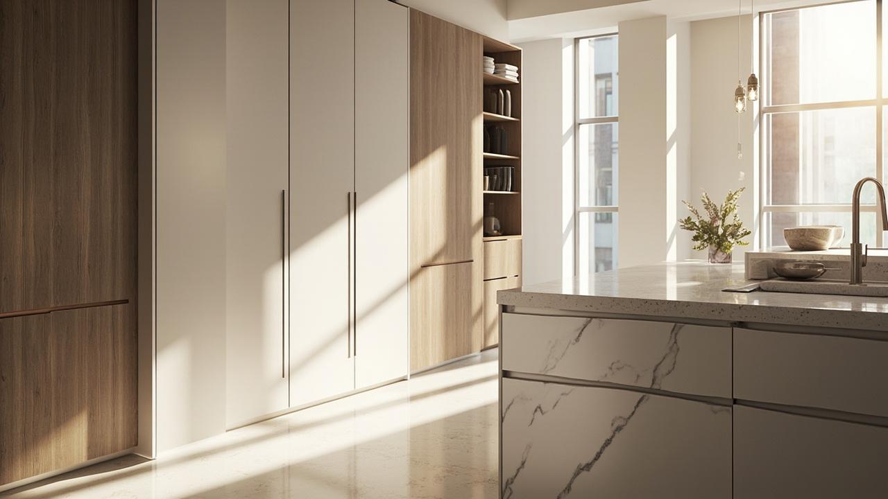 Kitchen Storage Systems: Cabinets, Islands, Frames